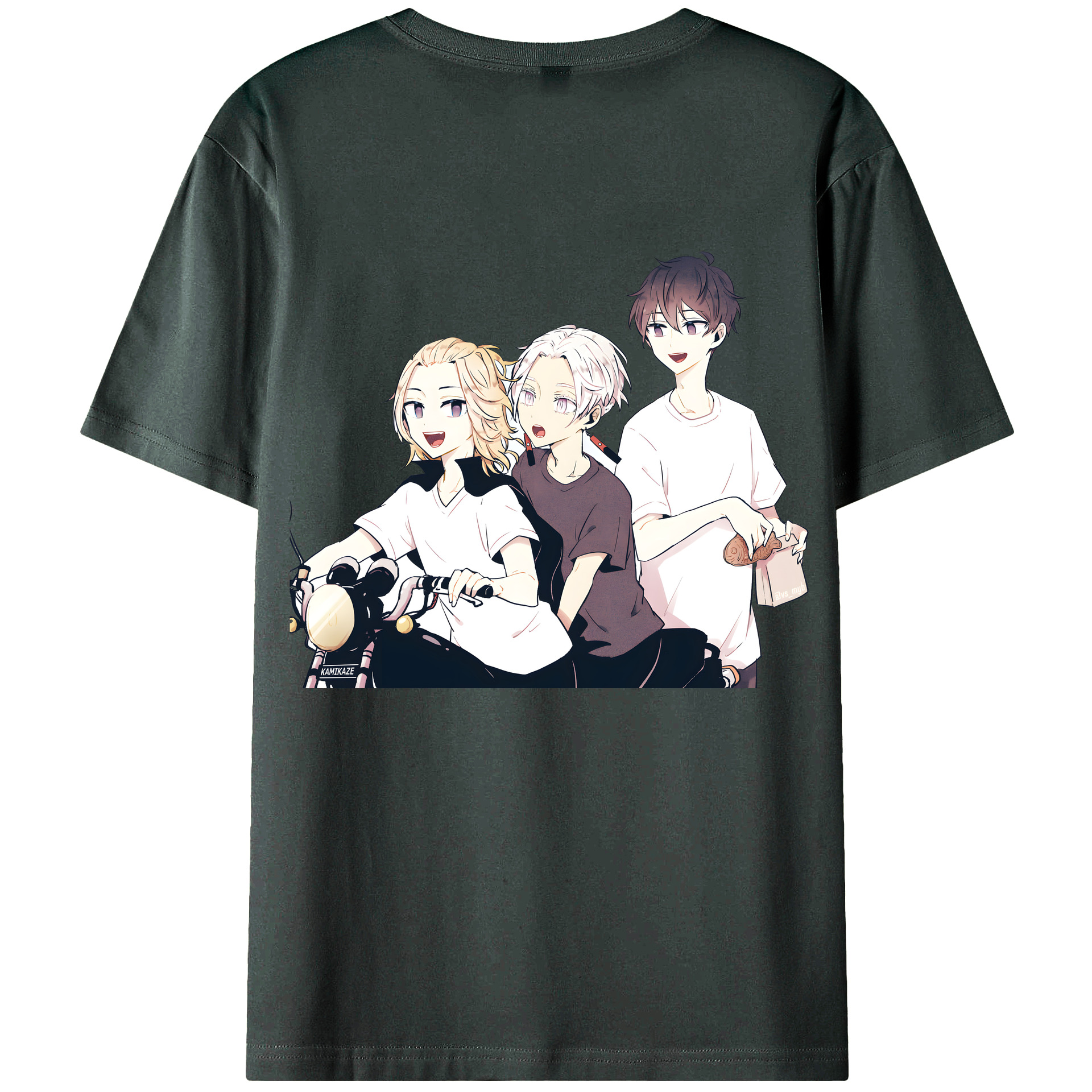 （画像用） 東京リベンジャーズ Tokyo Revengers 綿100％ メンズ半袖Tシャツ（バックプリント） 通気性